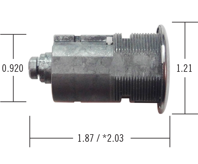 BOLT 7025636 Replacement Lock Cylinder Toolbox Retrofit Kit #7023550 